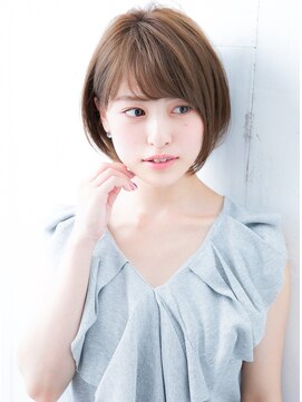 セイドット オモテサンドウ(Say. omotesando) say.田代アプリコットオレンジ大人可愛いハイライトヘアショート