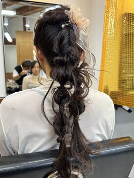 ラック 津田沼(LUCK) ヘアアレンジダブルカラーインナーカラーケアブリーチ