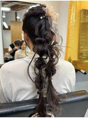 ヘアアレンジダブルカラーインナーカラーケアブリーチ