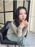 透明感のあるブラックカラー