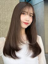 ローネス(LONESS) 透明感抜群なくすみベージュとふわっと動く顔まわりレイヤー