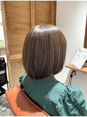 ボブ×シルキーベージュ