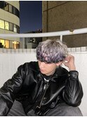 ホワイトカラーエンドカラーデザインカラーマッシュウルフ