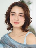★ぱっつんボブ/顔まわり/菱形ボブ/ココアベージュ[新宿]