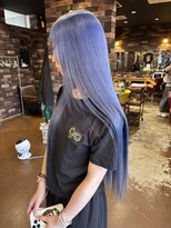 レオクマ(REOKUMA)&nbsp;ブルーカラー/クリアブルー/ハイトーンロング