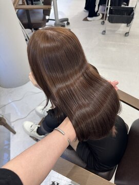 ハピネス 梅田茶屋町店(HAPPINESS) 韓国ヘア/レイヤーカット/髪質改善/顔周り/ブリーチなしベージュ