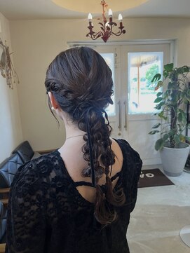 ガーデンニューヨーク GARDEN NEW YORK ツインの編みおろしスタイル♪