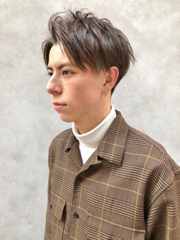 アニューヘアー 西原店(ANEW hair)の写真/【安佐南区/西原】髪型で第一印象を決まる！ビジネスもプライベートも、自然に決まるメンズスタイル