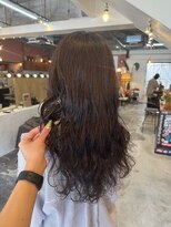 チャプター 問屋町(chapter)&nbsp;透明感ケアカラーオリーブグレージュ顔まわりレイヤーカット韓国