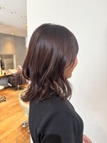 アビーヘア 市川店(abie hair) 艶効果ピンクカラー