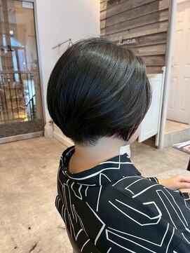 ルチア ヘア ステラ 京都店(Lucia hair stella) くびれショートヘア/髪質改善/ショート/学割U24/京都/河原町