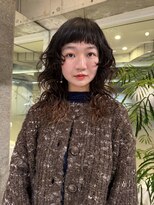 ダブ アオヤマ(DaB AOYAMA)&nbsp;似合わせウルフパーマウルフカットオン眉デザインカット