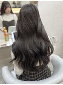 韓国ヘア/レイヤーカット/ダークグレージュ/髪質改善/新宿/暗髪