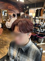 ノームコア(NORM CORE) ワインレッド×センターパート