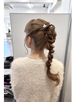 オリンテ バイ レシッド 表参道(orente by rcid)&nbsp;【谷】編みおろしポニーテール