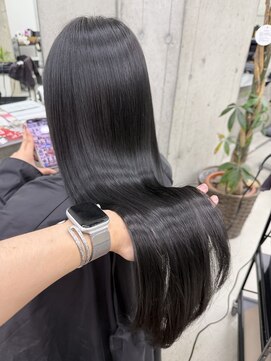 リノート バイ エゴル 名古屋(LINOET by ENGOL) 名古屋【LINOET】ブリーチしてても抜ける黒染め【髪質改善】