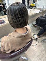 コワファーストナガサキシャンプーボーイ(COIFF1RST NAGASAKI SHAMPOO BOY) 今っぽくて可愛い10代20代前下がりショートボブ/長崎