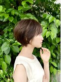 ショートボブカット＊アッシュベージュ