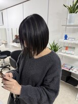 レーク(Re:K)&nbsp;オリーブグレージュハイライト＋髪質改善アマトラトリートメント