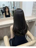 ラディシュ さがみ野(RADISH)&nbsp;夏透明感艶感メテオストレート髪質改善夏ミルクブラウン