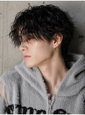 心斎橋/難波/曲がる縮毛/ブリーチ/メンズカット/フェザー/眉