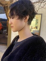 ロッソサンテ(rosso sante) 癖毛風ハンサムショート パーマ
