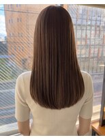 零秒女髪 千里丘店&nbsp;髪質改善カラーで叶える艶やか上品ロング艶髪美髪艶カラー艶感