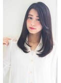 【aL-ter LieN】黒髪、暗髪☆ストレートセミディ　TAKU