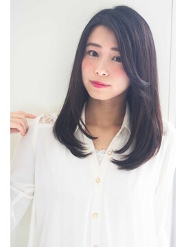 アルターリアン(aL ter LieN) 【aL-ter LieN】黒髪、暗髪☆ストレートセミディ　TAKU