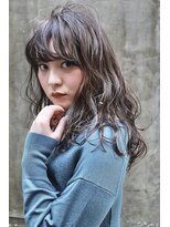 ティメレ 神戸三宮(Timere)&nbsp;セミウェットウェーブ×透明感グレージュ【Timere神戸三宮】