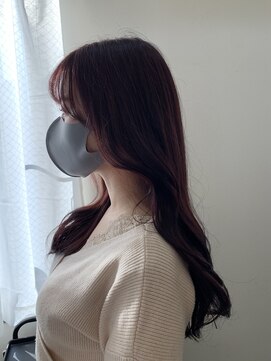 シェノン 西梅田(CHAINON) 似合わせカット、イメチェン韓国スタイル、ショコラベージュ＊