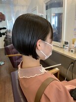 ヘアーデザインエスケープラス(HairDesign SK Plus) 前下がりボブ