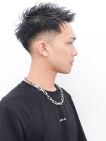 ルックグッドストア(LOOK GOOD STORE)&nbsp;センターパートフェードツーブロック韓国マッシュサイドパートw9