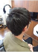 ツーブロックショート