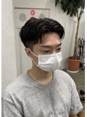 ショートセンターパート/ツーブロック/¥5280