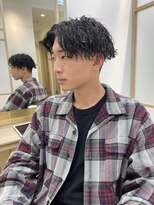 トッカ ヘアアンドトリートメント 仙台店(tocca)&nbsp;【星篤志】バーバーマッシュナチュラルパーマ刈り上げ