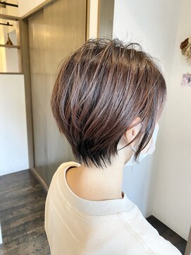 ヘアスペースブルーム エボリューション 庄内店(HAIR SPACE BLOOM evolution) 【庄内店】ひし形小顔ボブ丸みショート20代30代40代×ショート