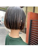 切りっぱなしボブ
