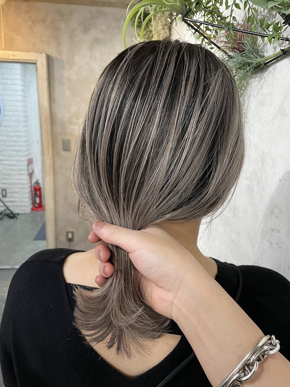 バレイヤージュ シアーカラー 上品 ショコラグレージュ：L175757933