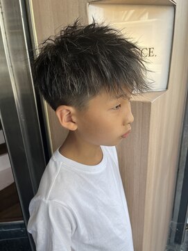 アヴァンス 天王寺店(AVANCE.) 【メンズ特化スタイリスト】キッズ×フェザーマッシュ×メッシュ