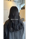 【ciel】オリーブアッシュ×艶髪ロング
