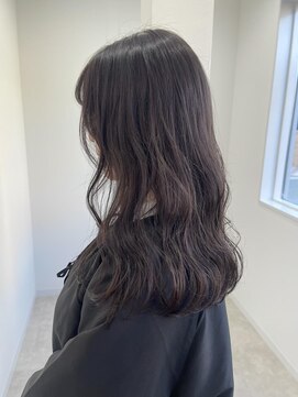 リル 新浜店(LiL) 波巻きミディアム×グレージュカラー土橋6
