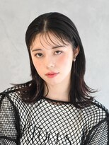 アース 妙典店(HAIR&MAKE EARTH) タイトな耳掛けスタイル