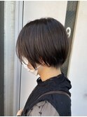 ダークブラウン　ショートボブ【坂根】