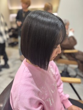 アース 鹿児島天文館店(HAIR&MAKE EARTH) プレミアムストレートとぷつっとボブ
