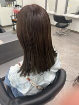ガルボヘアー 桟橋店(garbo hair)&nbsp;ラベンダーグレージュ　艶髪　トリートメント　春　大人
