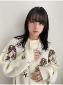 40代50代ハンサムショートアンブレラカラーベリーショートボブ