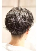 波巻きパーマ