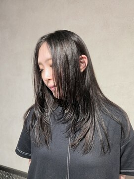 エンクス(enx) ホワイトグレージュデジタルパーマミニウルフ鶴ヶ峰AW71