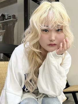 ラキング ギンザ トウキョウ(LAKING GINZA) くびれヘア/アプリコットオレンジ/夏/ハイライトカラー[銀座駅]